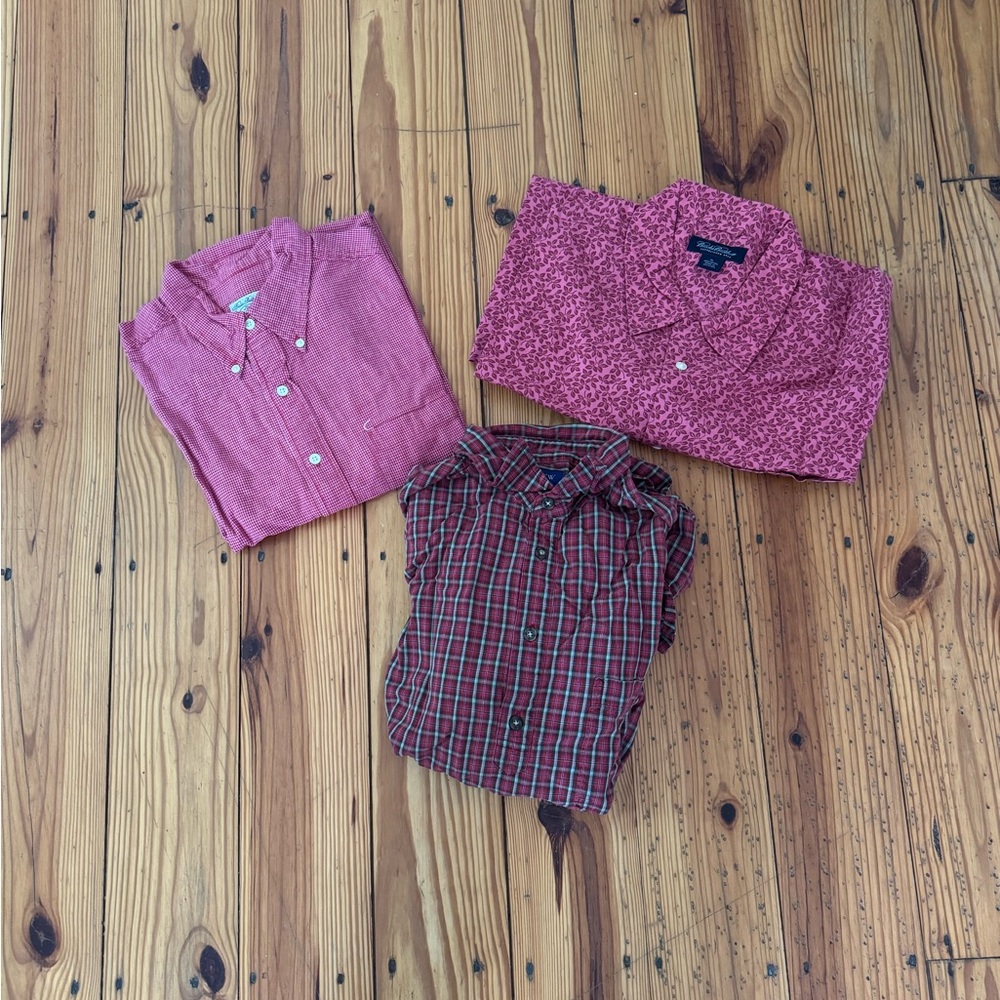 Men collared short bundle- jcrew and brooks brothers
